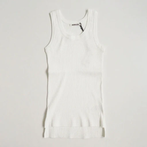 Giza High Gauge Rib Knit Tank