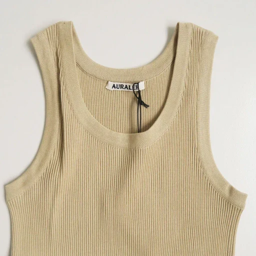 Giza High Gauge Rib Knit Tank