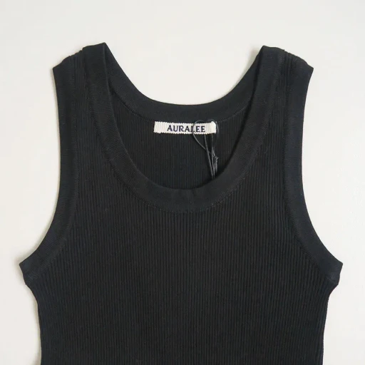 Giza High Gauge Rib Knit Tank