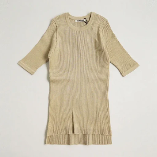 Giza High Gauge Rib Knit Tee