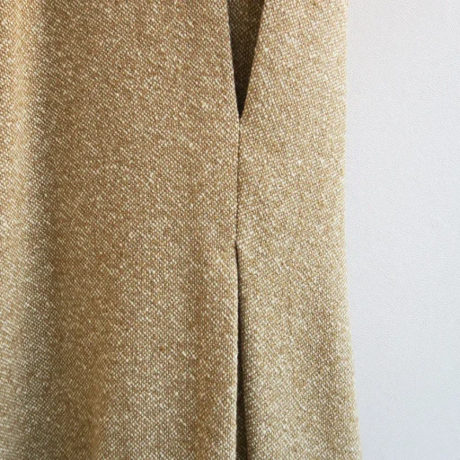 Homespun Tweed Drape Dress