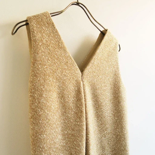 Homespun Tweed Drape Dress