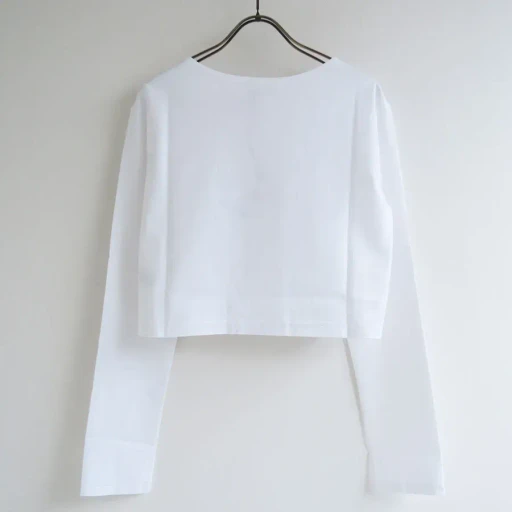 High Gauge Cotton Jersey Boat Neck L/S Tee