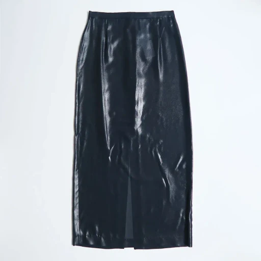 Foil Printed Silk Lawn Skirt