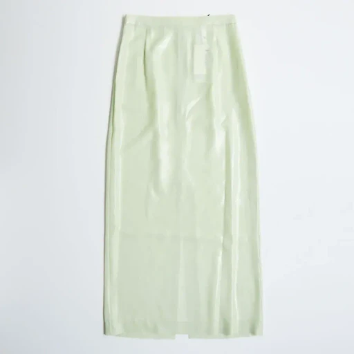 Foil Printed Silk Lawn Skirt
