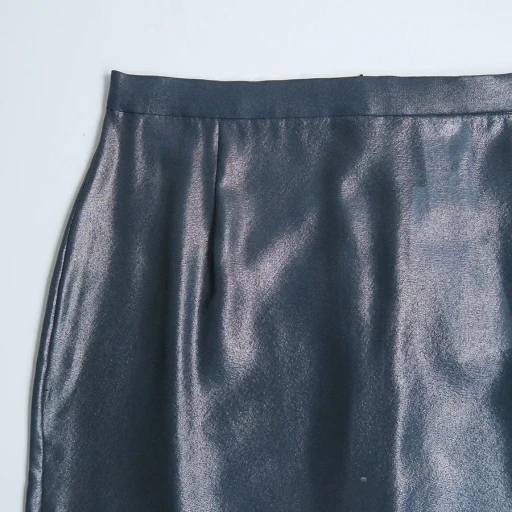 Foil Printed Silk Lawn Skirt