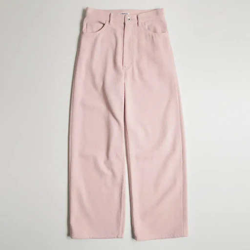 Silk Nep Denim 5P Wide Pants