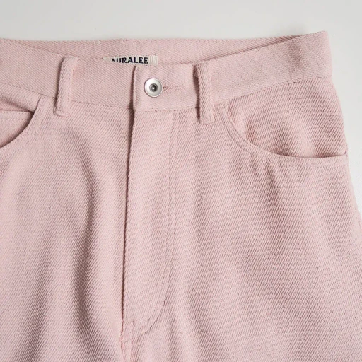Silk Nep Denim 5P Wide Pants