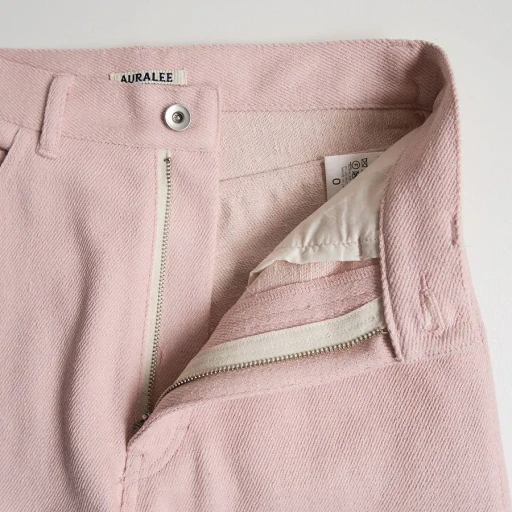 Silk Nep Denim 5P Wide Pants