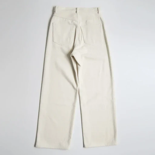 Silk Nep Denim 5P Wide Pants