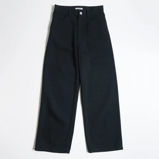 Silk Nep Denim 5P Wide Pants