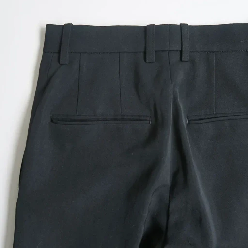 High-Twist Wool Linen Twill Slacks