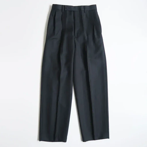 Bluefaced Wool Two-Tuck Slacks