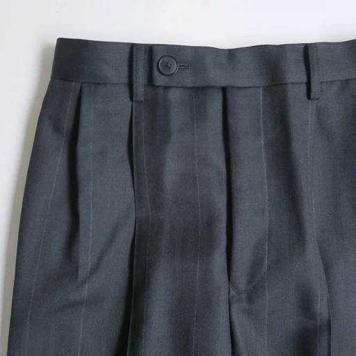 Bluefaced Wool Two-Tuck Slacks