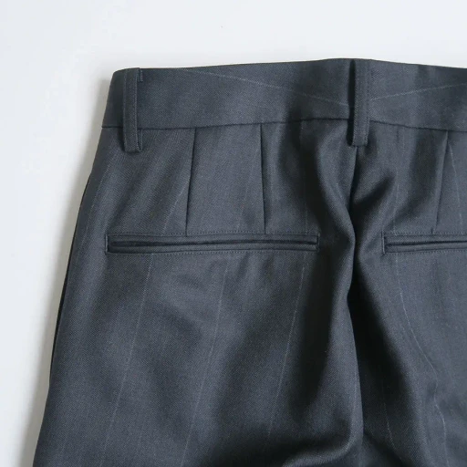 Bluefaced Wool Two-Tuck Slacks