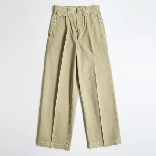 Garment-Dyed Finx Light Chino One-Tuck Wide Pants
