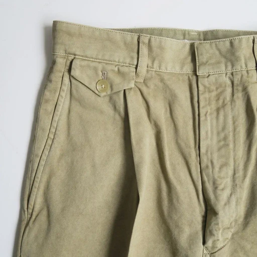 Garment-Dyed Finx Light Chino One-Tuck Wide Pants