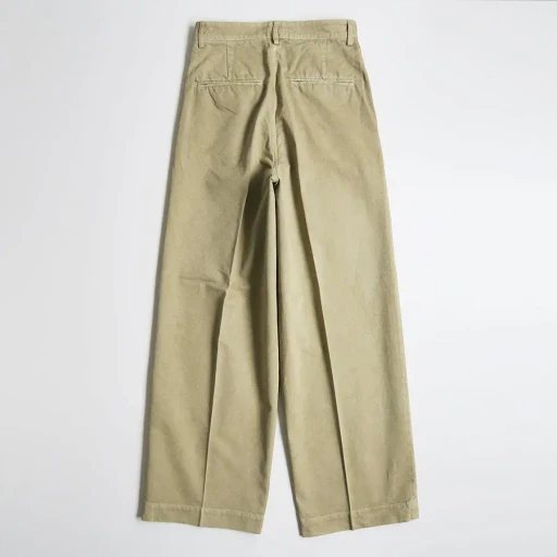 Garment-Dyed Finx Light Chino One-Tuck Wide Pants
