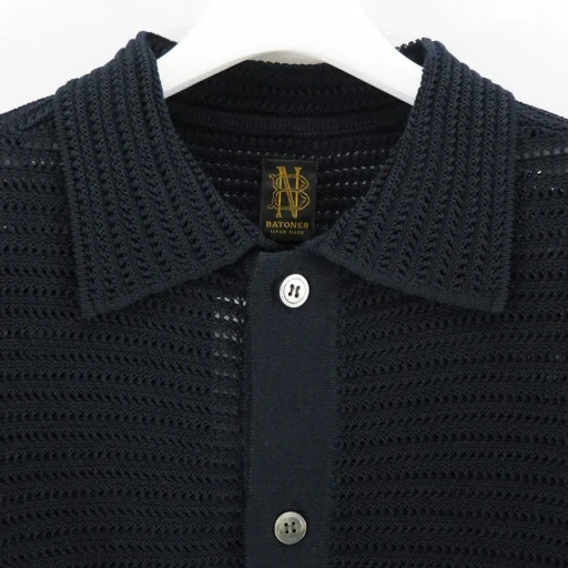 Summer Knit Polo Cardigan