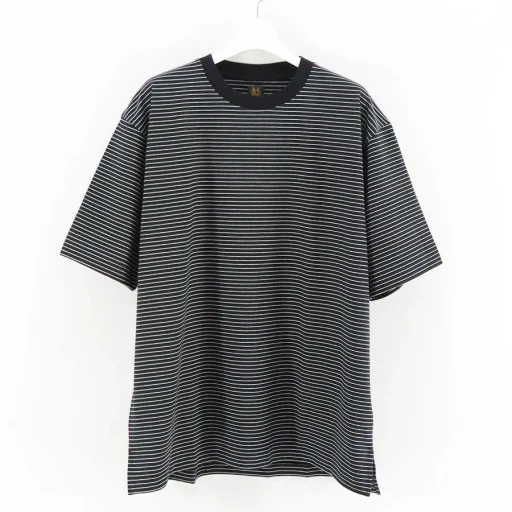 High Twist Cotton Border T-Shirt