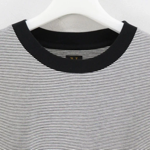 High Twist Cotton Border T-Shirt