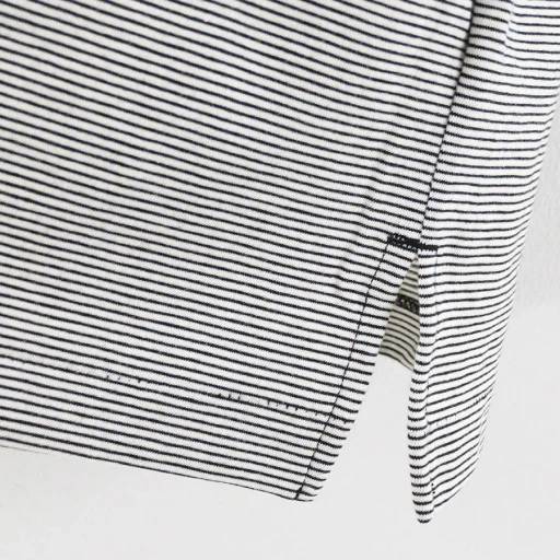 High Twist Cotton Border T-Shirt