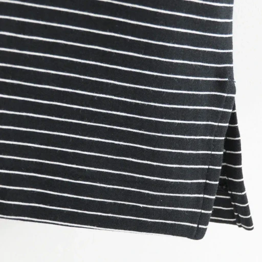 High Twist Cotton Border T-Shirt
