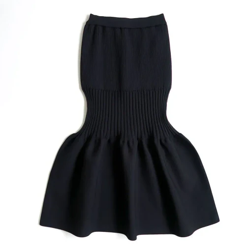 Fluted Mermaid Skirt