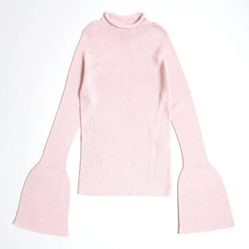 Soft Portrait Long Bell Sleeve Top