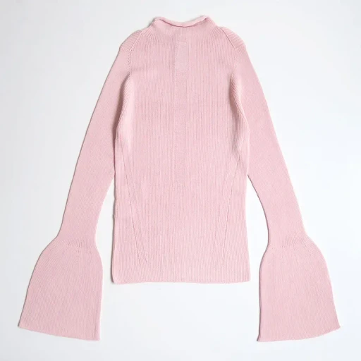 Soft Portrait Long Bell Sleeve Top