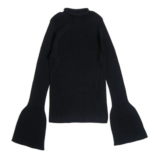 Soft Portrait Long Bell Sleeve Top