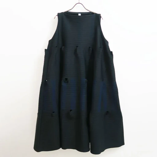 Terraced Sleeveless Mini Dress