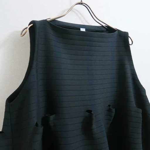 Terraced Sleeveless Mini Dress