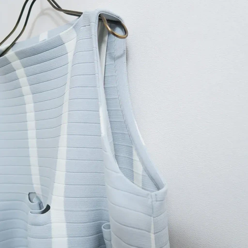 Terraced Sleeveless Mini Dress