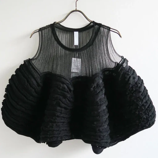 Pottery Swell Lucent Glitter Sleeveless Bust Flare Top