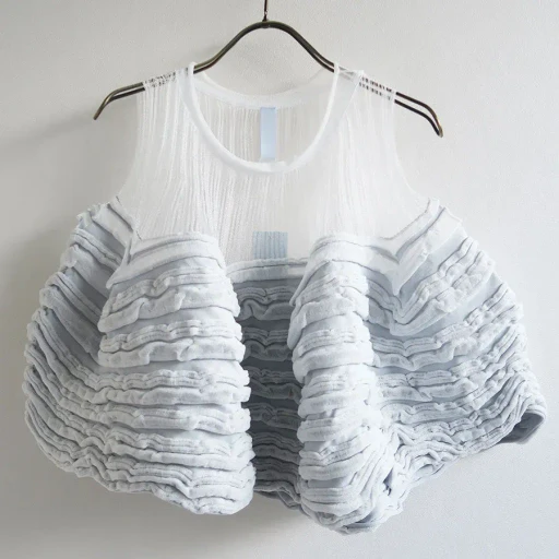 Pottery Swell Lucent Glitter Sleeveless Bust Flare Top