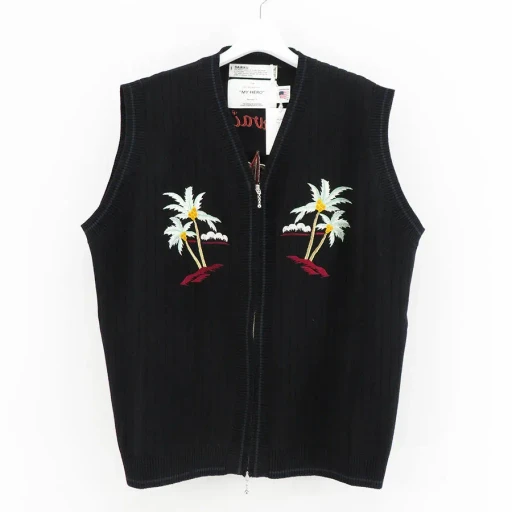 Zip Up Knit Vest Hawaii