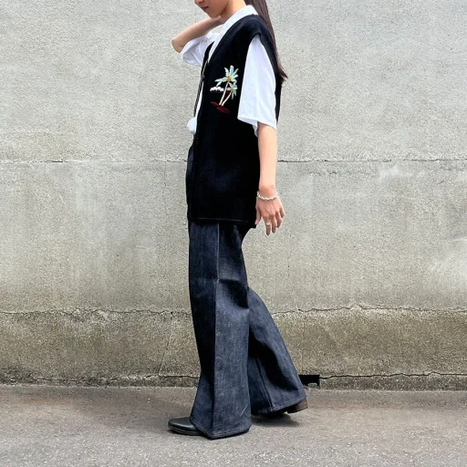 Zip Up Knit Vest Hawaii