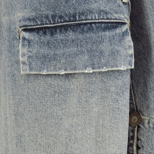 Free Stich Draiping Denim Jacket