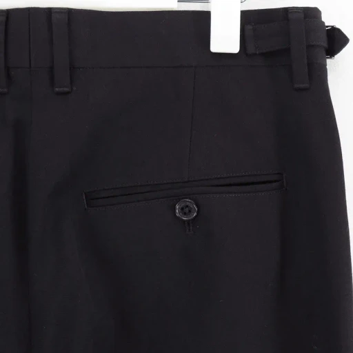 ”Hand Stich”Roll Up Straight Slacks