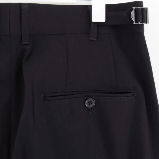 ”Hand Stich”Dress Wide Slacks