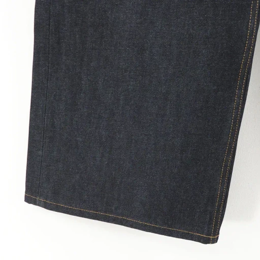 Rigid Denim Pants Wide