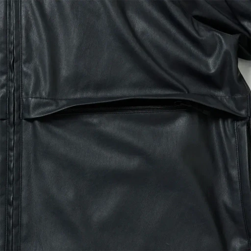Tech Synthetic Skin Windbreaker Jacket
