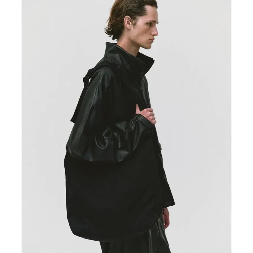 Tech Synthetic Skin Windbreaker Jacket