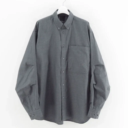 Tech Button Down Shirt L/S Gren Plaid