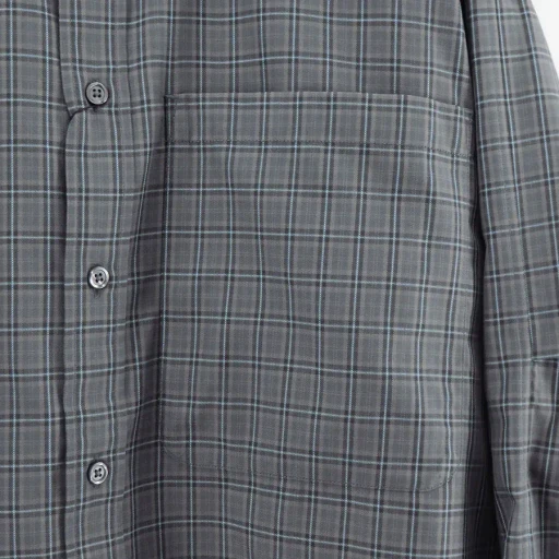 Tech Button Down Shirt L/S Gren Plaid