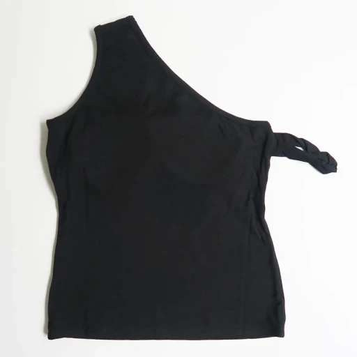 One Shoulder Rope Tank Top