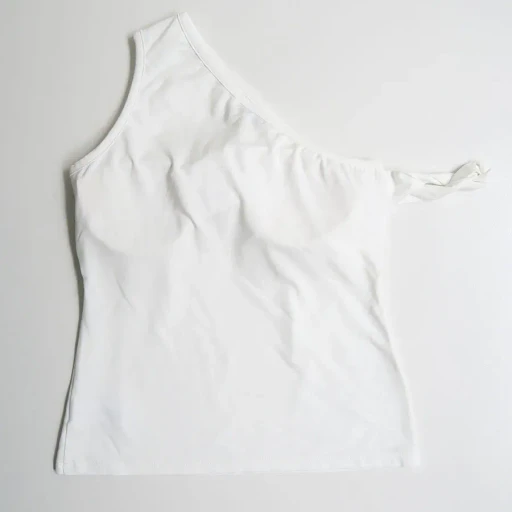 One Shoulder Rope Tank Top