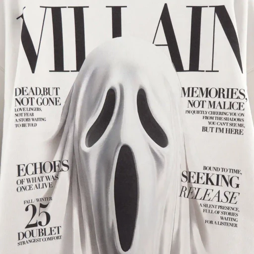 Villain Cover Print Sweat Shirt