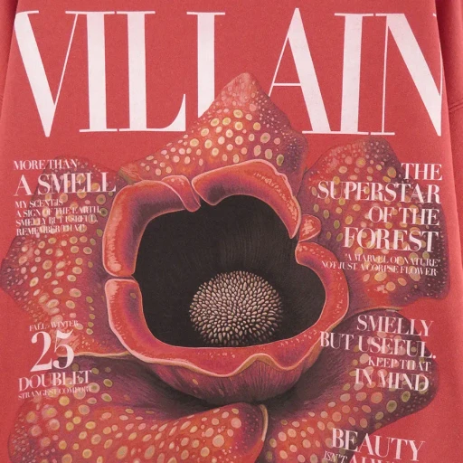 Villain Cover Print Sweat Shirt